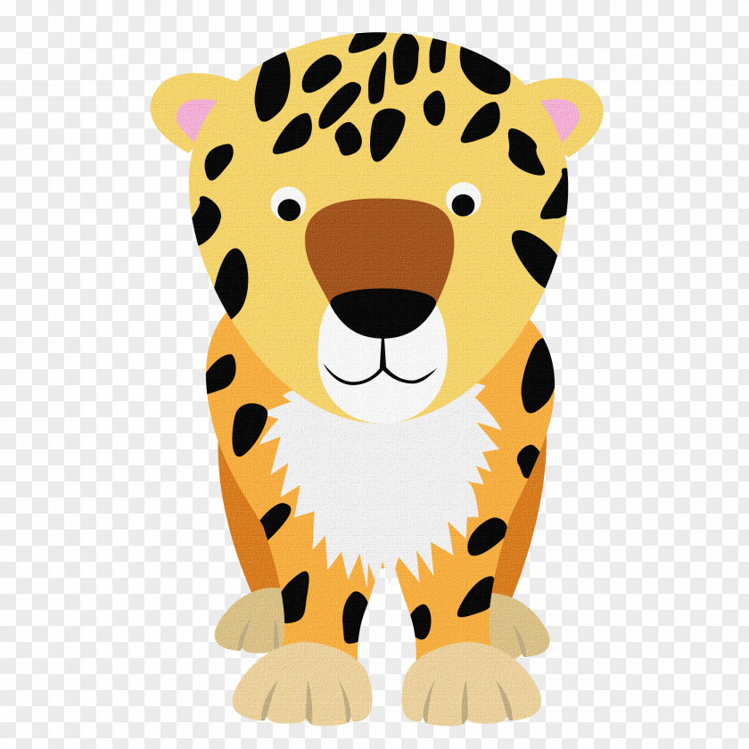 Leopard Jaguar Cheetah Lion Cartoon PNG