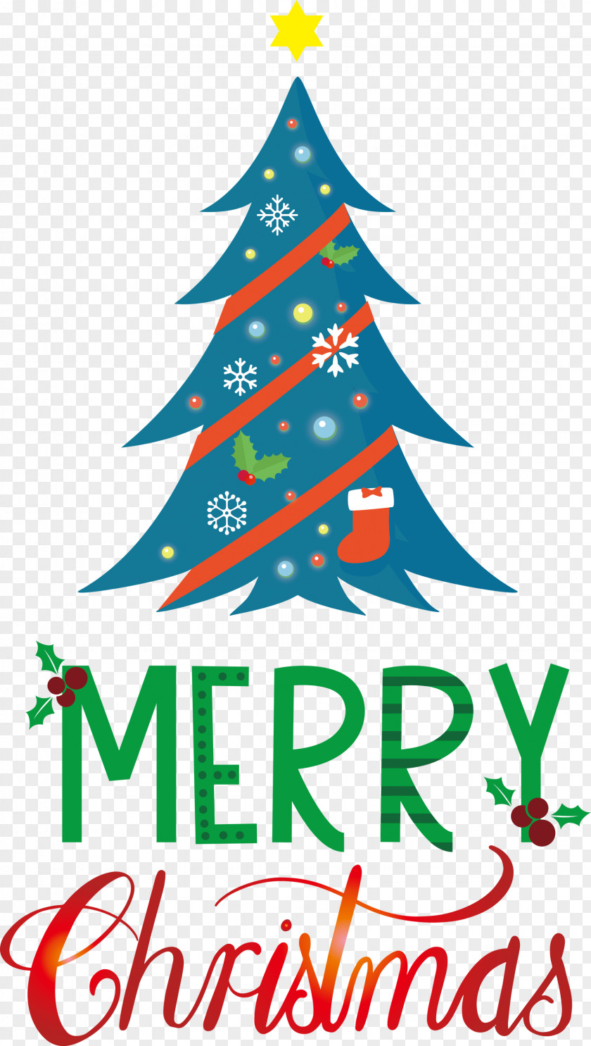 Merry Christmas Tree PNG