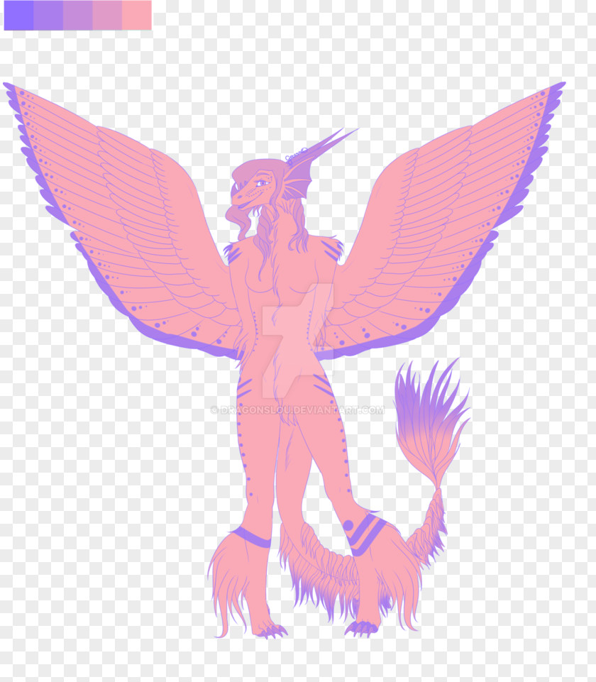 Hello There Pink M RTV Legendary Creature Angel PNG