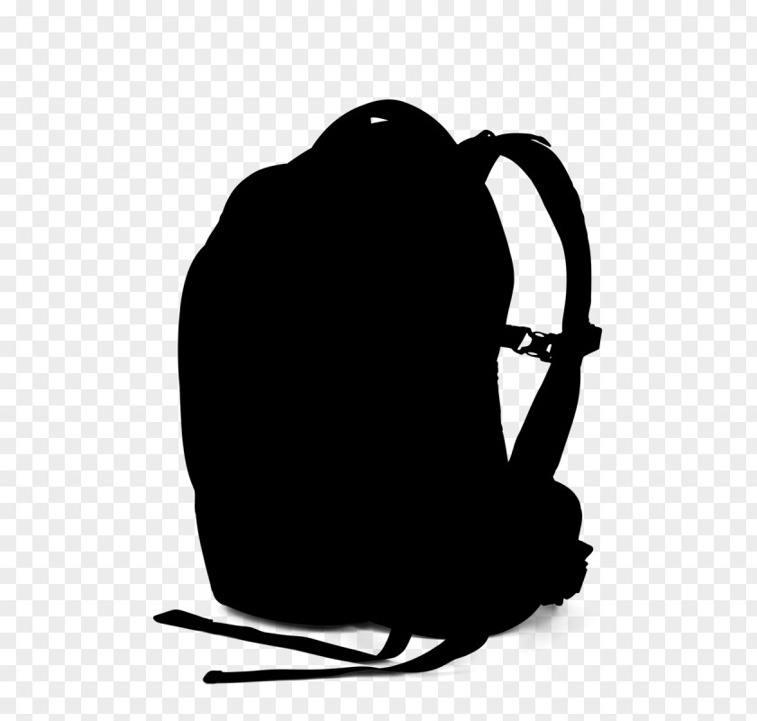 Luggage And Bags Blackandwhite Backpack Cartoon PNG