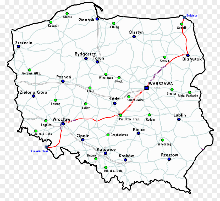 Road National 25 24 Konin 50 Kalisz PNG