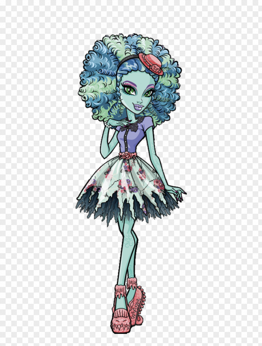 Swamp Honey Island Monster High Doll Toy PNG