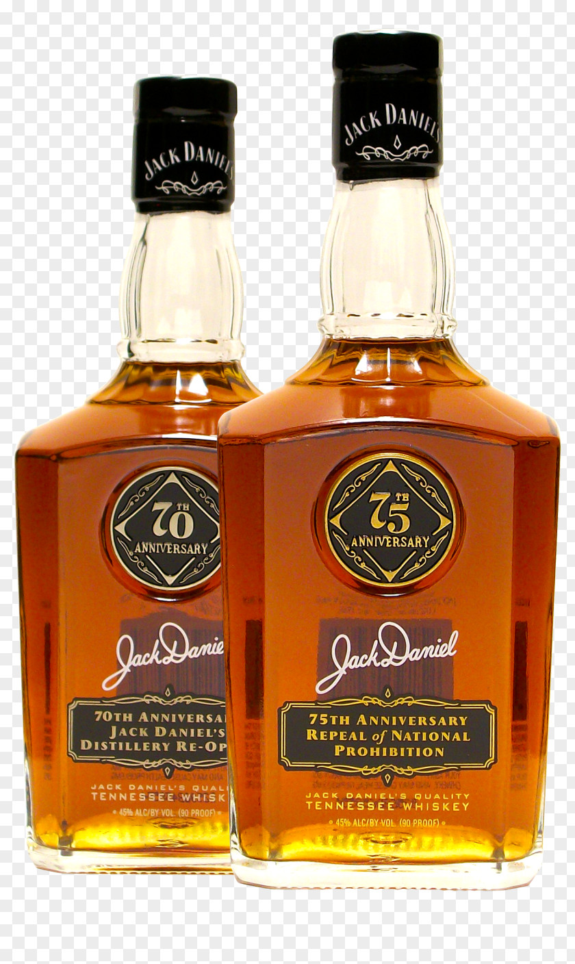Bottle Tennessee Whiskey American Jack Daniel's Lynchburg PNG