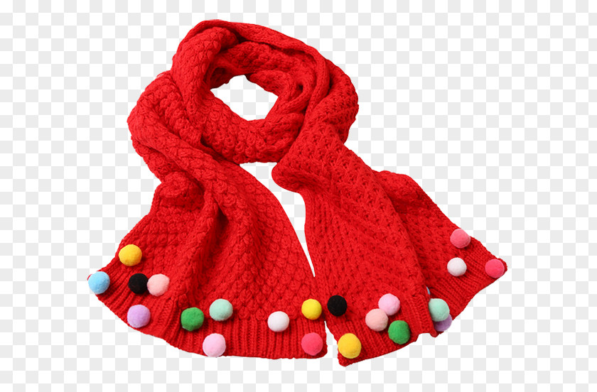 Children's Autumn And Winter Scarves Scarf Wool PNG