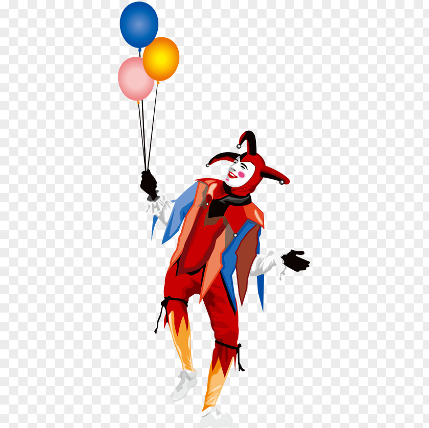 Clown Balloons Take Creative Circus Juggling Poster PNG