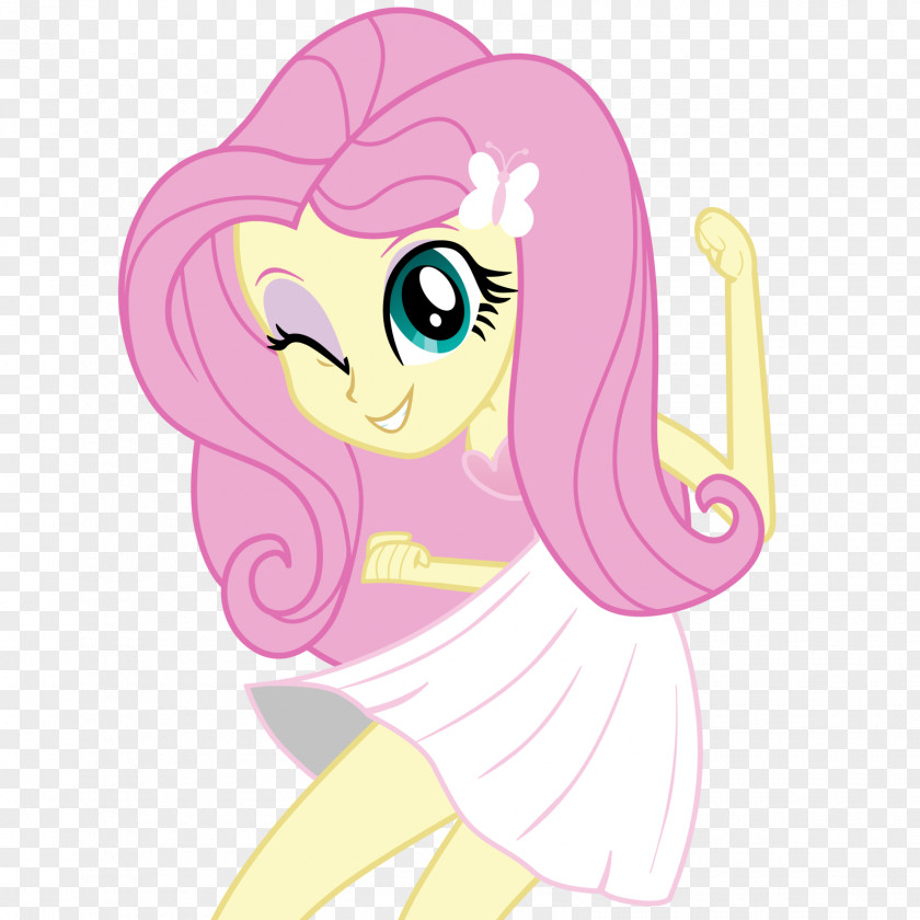 Fluttering Vector Fluttershy My Little Pony: Equestria Girls Graphics PNG