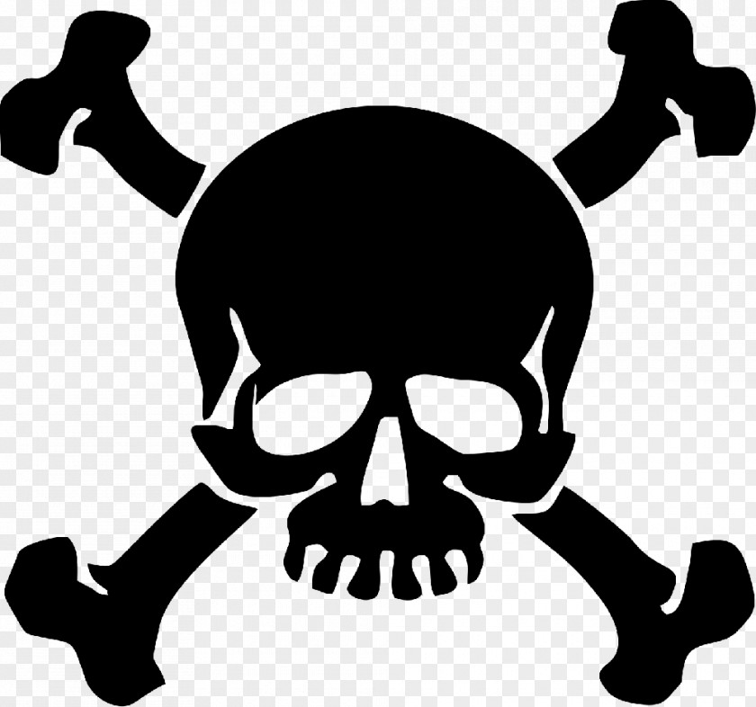 Piracy Jolly Roger Skull And Crossbones Clip Art PNG