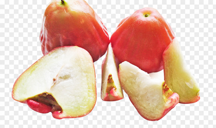 Wax Apple Slices Java Juice Syzygium Jambos Pomegranate PNG