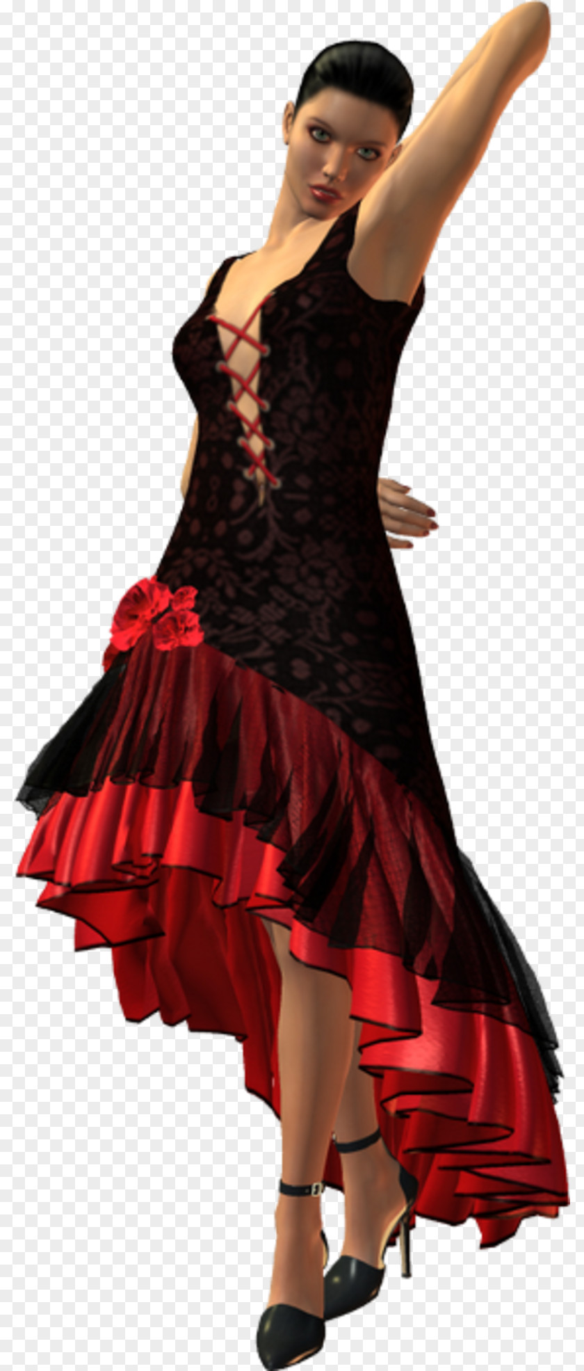 Woman Flamenco Shoulder PNG
