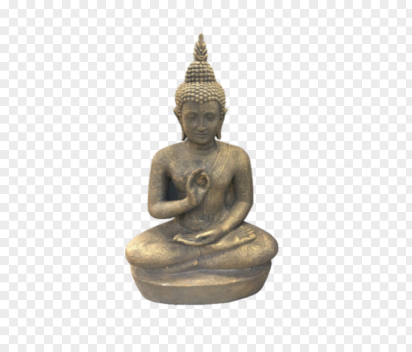 Boddha Figure Bronze Sculpture Statue Classical PNG