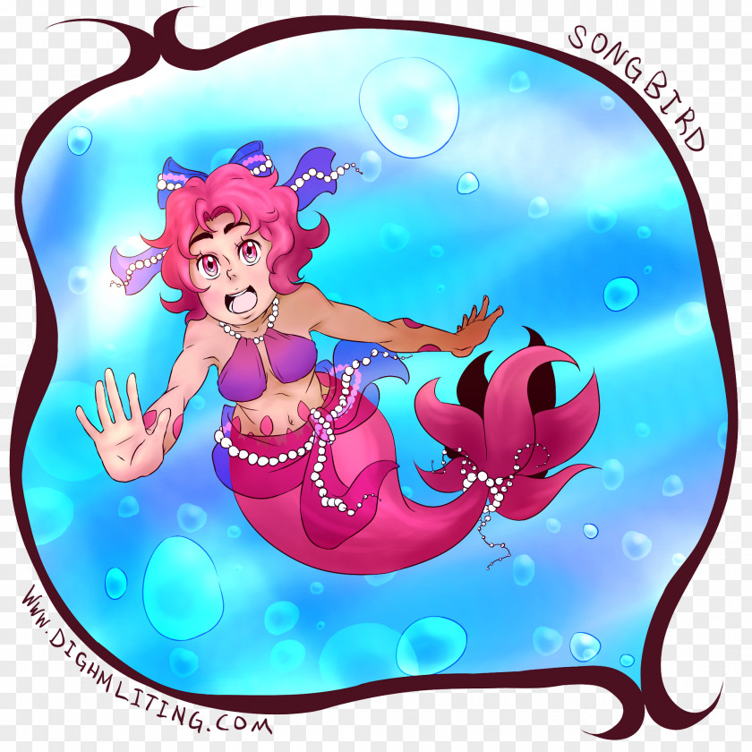 Liting Song Bird Dighm Mermaid Clip Art PNG