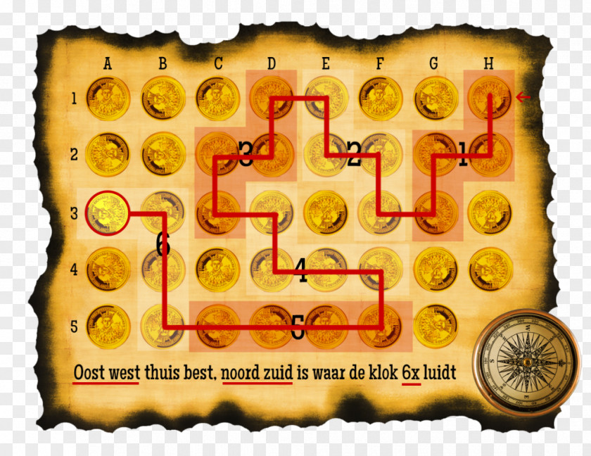 Map Treasure Buried Hunt PNG