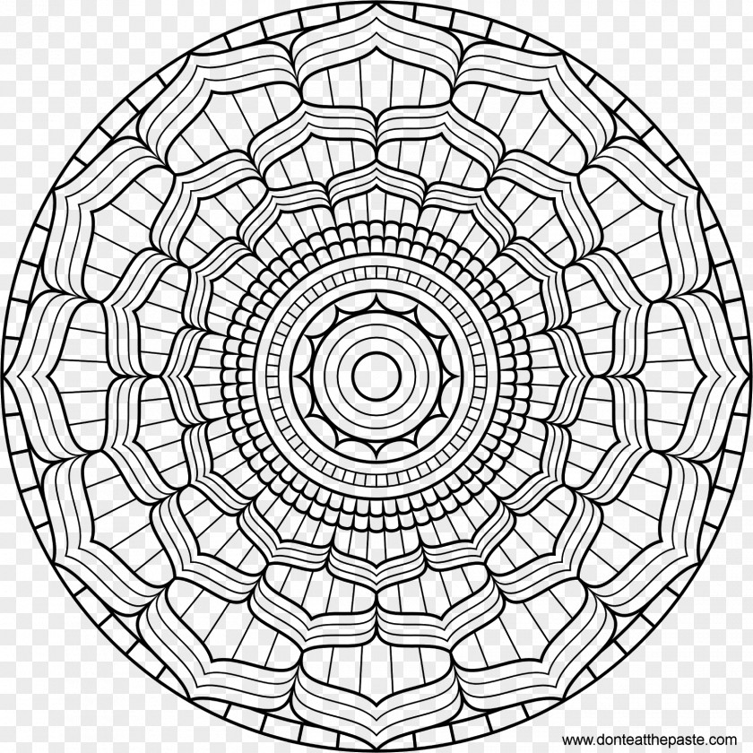 Mooncake Mandala Coloring Book Meditation Star Of David Child PNG