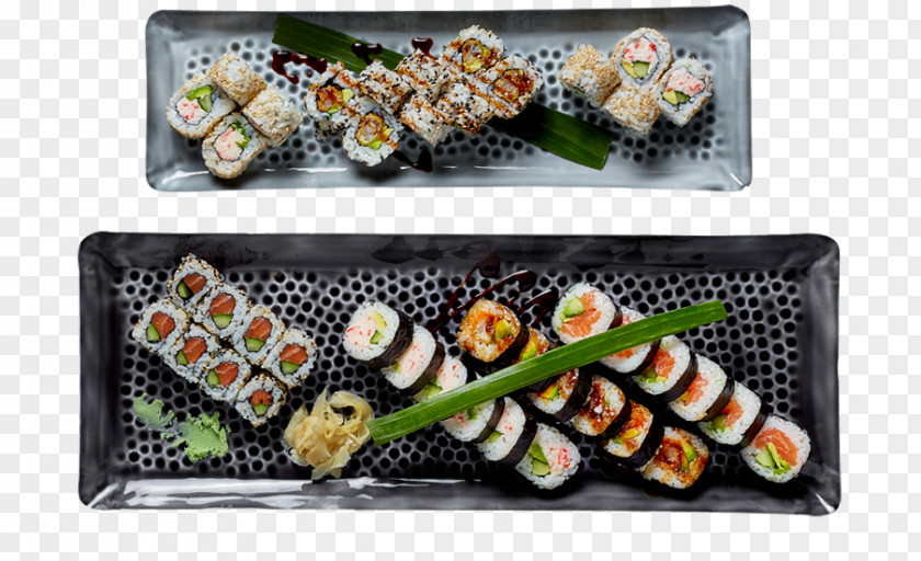 Sushi California Roll Gimbap Nori Platter PNG