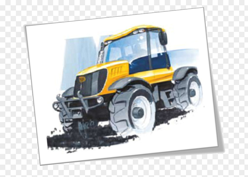 Bulldozer JCB Fastrac Tractor Machine PNG