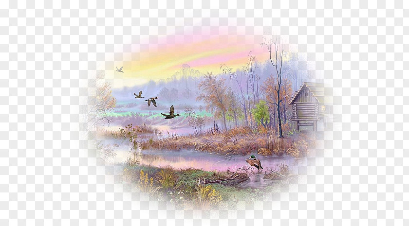 Desktop Wallpaper Landscape Painting 1080p PNG