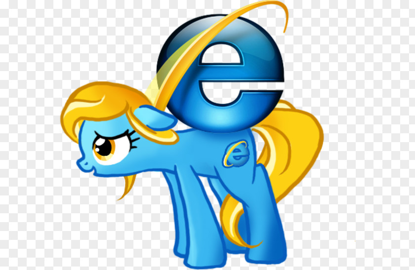Internet Explorer Pony 8 Web Browser PNG