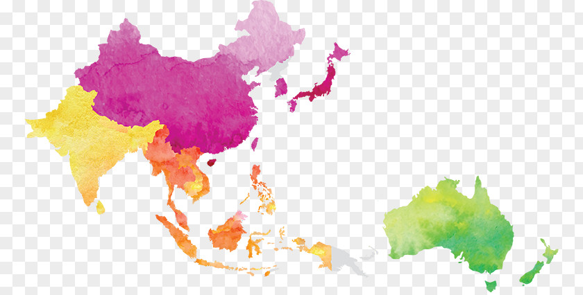 Map World Vector Asia PNG