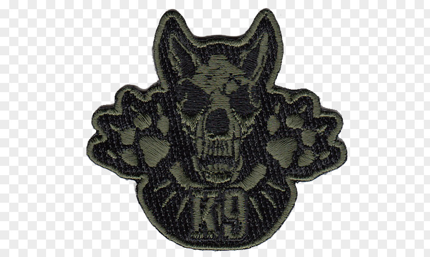 Police Dog Embroidered Patch Military Working PNG