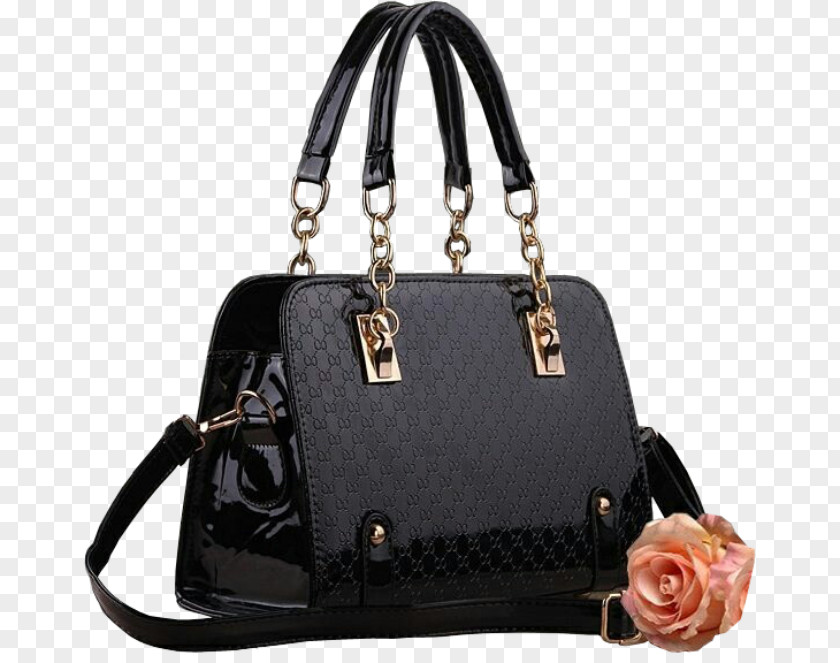 Bag Handbag Leather Fashion Tote PNG