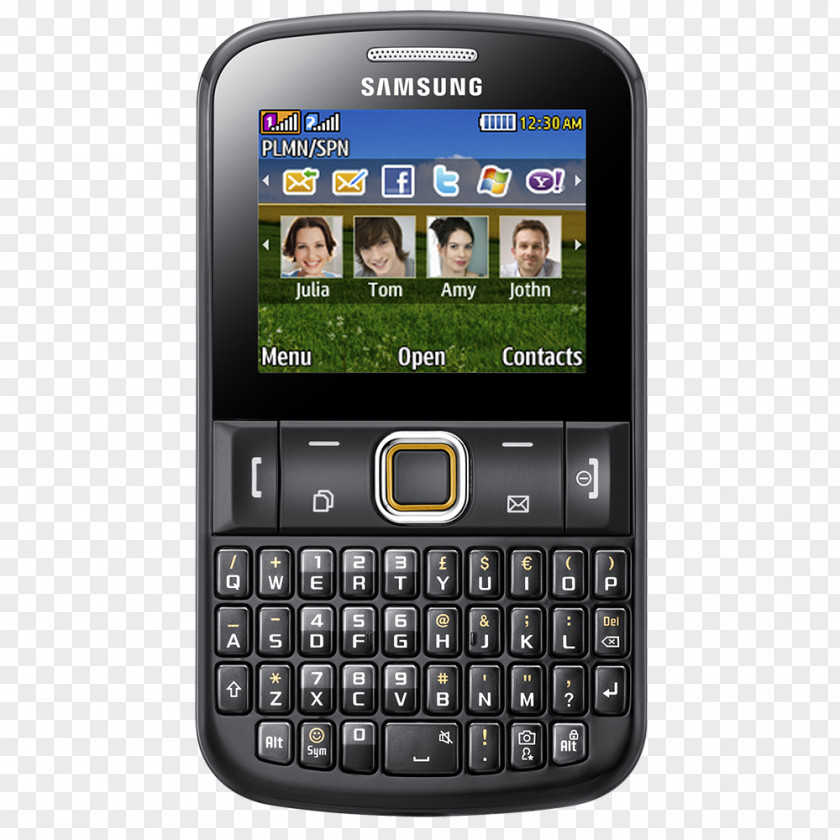 Samsung Galaxy Ace Plus Chat 335 Dual SIM Telephone PNG