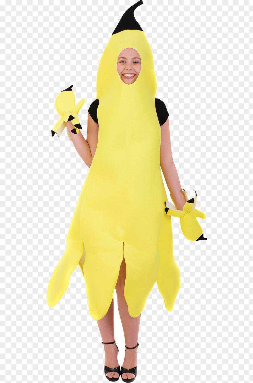 Banana Costume Party Clothing Adult Dress PNG