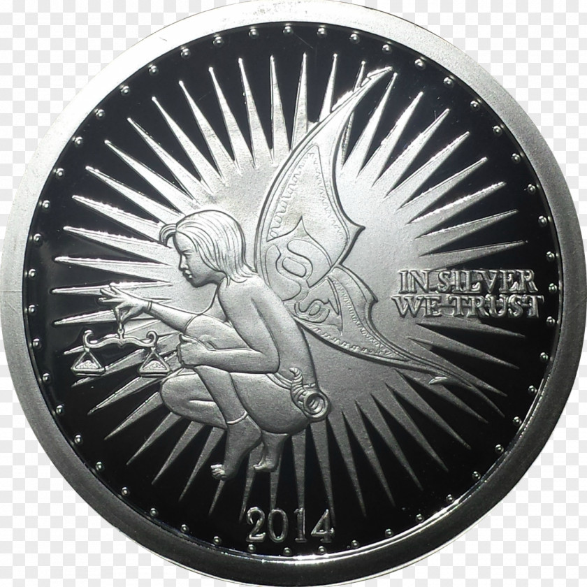 Bullion Proof Coinage Silver Coin PNG