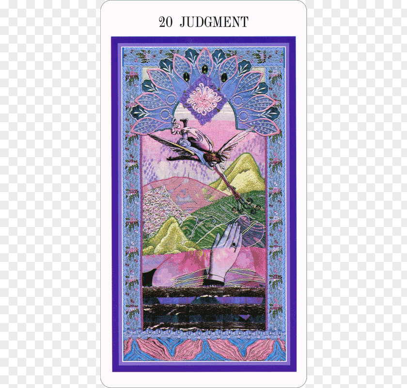 Selftranscendence The Enchanted Tarot: 25th Anniversary Edition Judgement Zerner-Farber Tarot Deck PNG