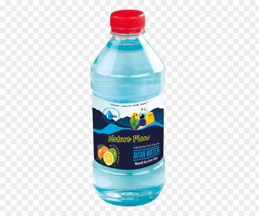 Bird Mineral Water Distilled Bottles PNG