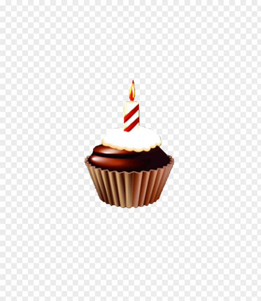 Chocolate Cake Candle Birthday Wish Gift PNG