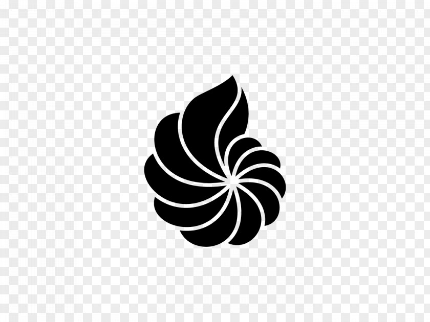 Flower Hibiscus Leaf Black-and-white Logo Petal Plant PNG