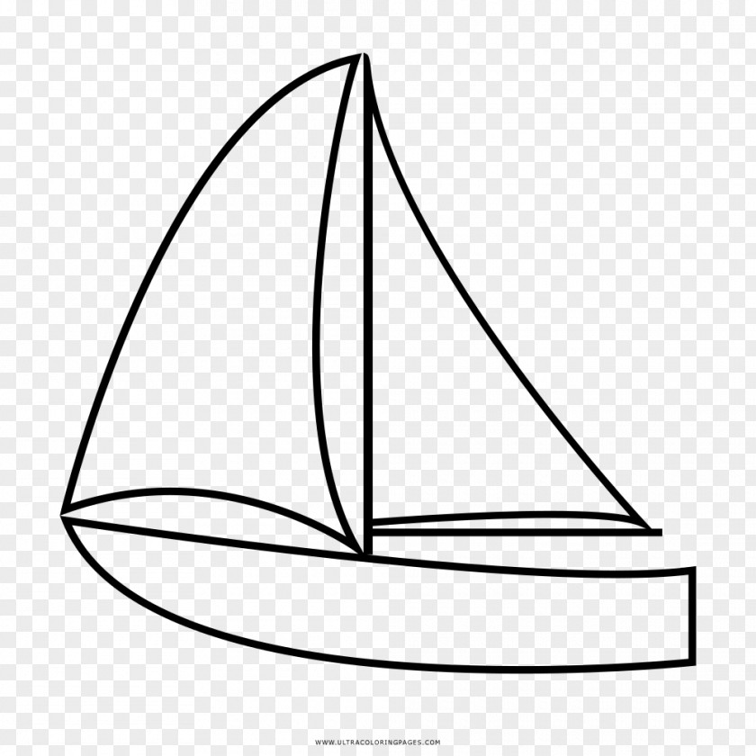 Sail Sailing Ship Boat Drawing Coloring Book PNG