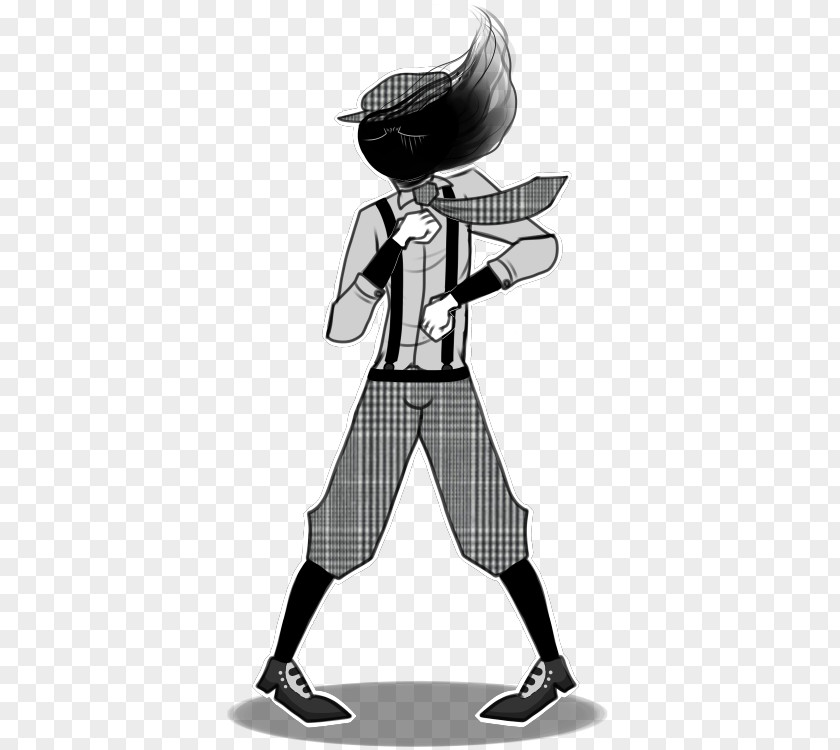 Soot Monochrome Cartoon Headgear PNG