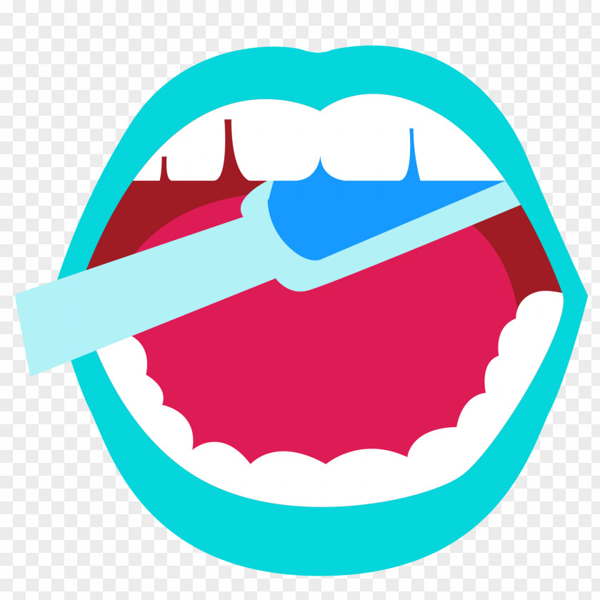 Vector Cartoon Mouth To The Teeth Brush Your Toothbrush PNG