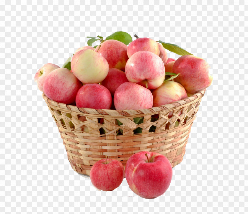 Basket Of Apples The Fruit Gift PNG