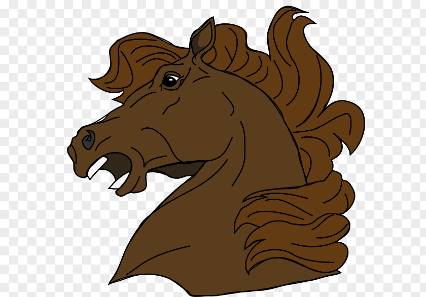 Cartoon Horse American Quarter Mustang Stallion Pony Clip Art PNG