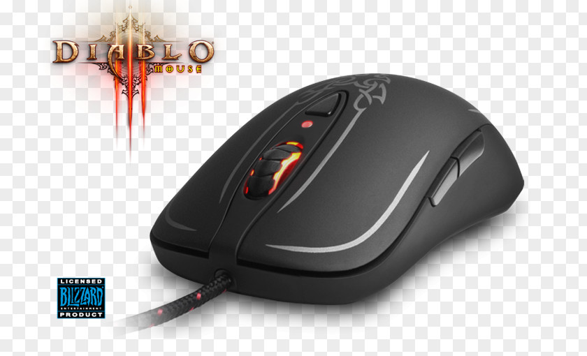 Computer Mouse Diablo III: Reaper Of Souls SteelSeries III Video Games PNG