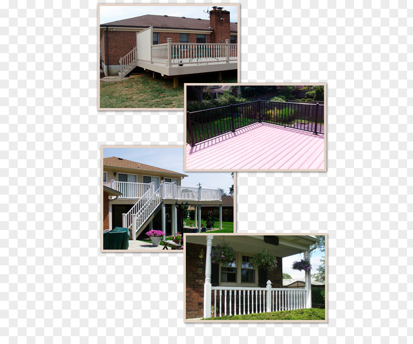Deck Railing House Porch Shade Siding Roof PNG