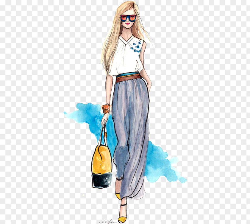 Design Fashion Illustration New York Week Drawing PNG