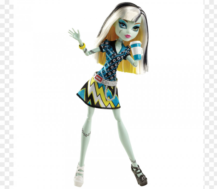 Doll Frankie Stein Monster High Basic Toy PNG