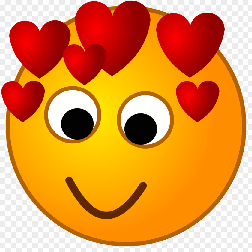 Happy Smiley Emoticon Emoji Love PNG