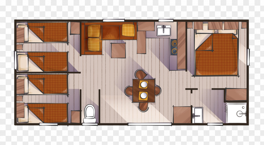 House Bedroom Mobile Home Floor Plan PNG