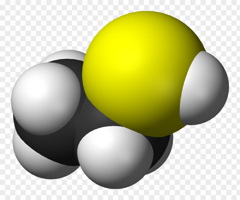 Ethanethiol Ethyl Group Chemical Compound Structure PNG group compound structure, 3d clipart PNG