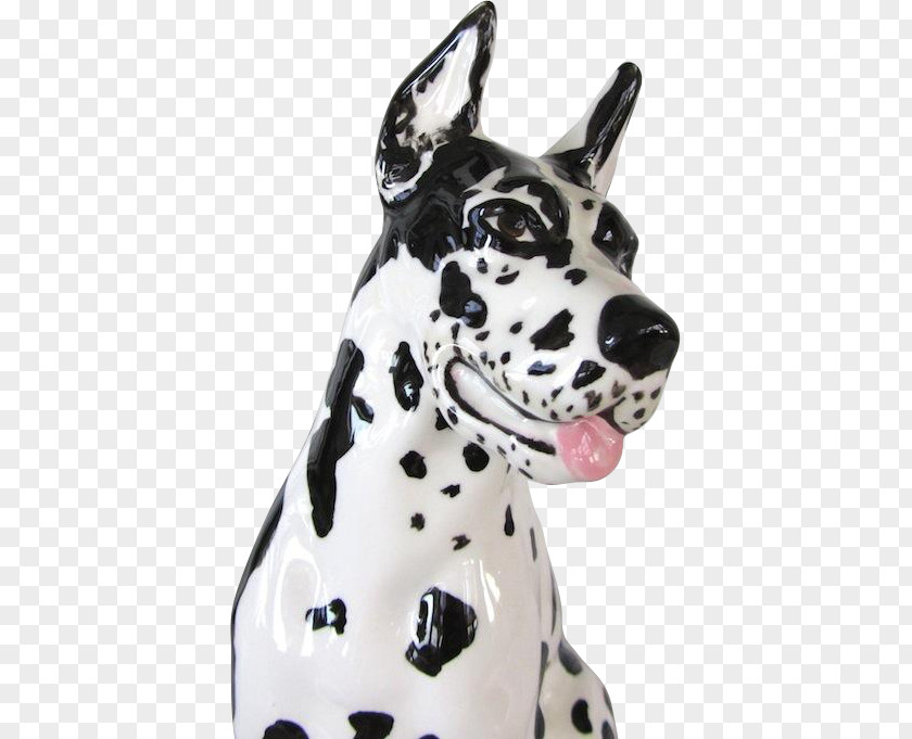 Great Dane Silhouette Dalmatian Dog Breed Non-sporting Group Snout Figurine PNG