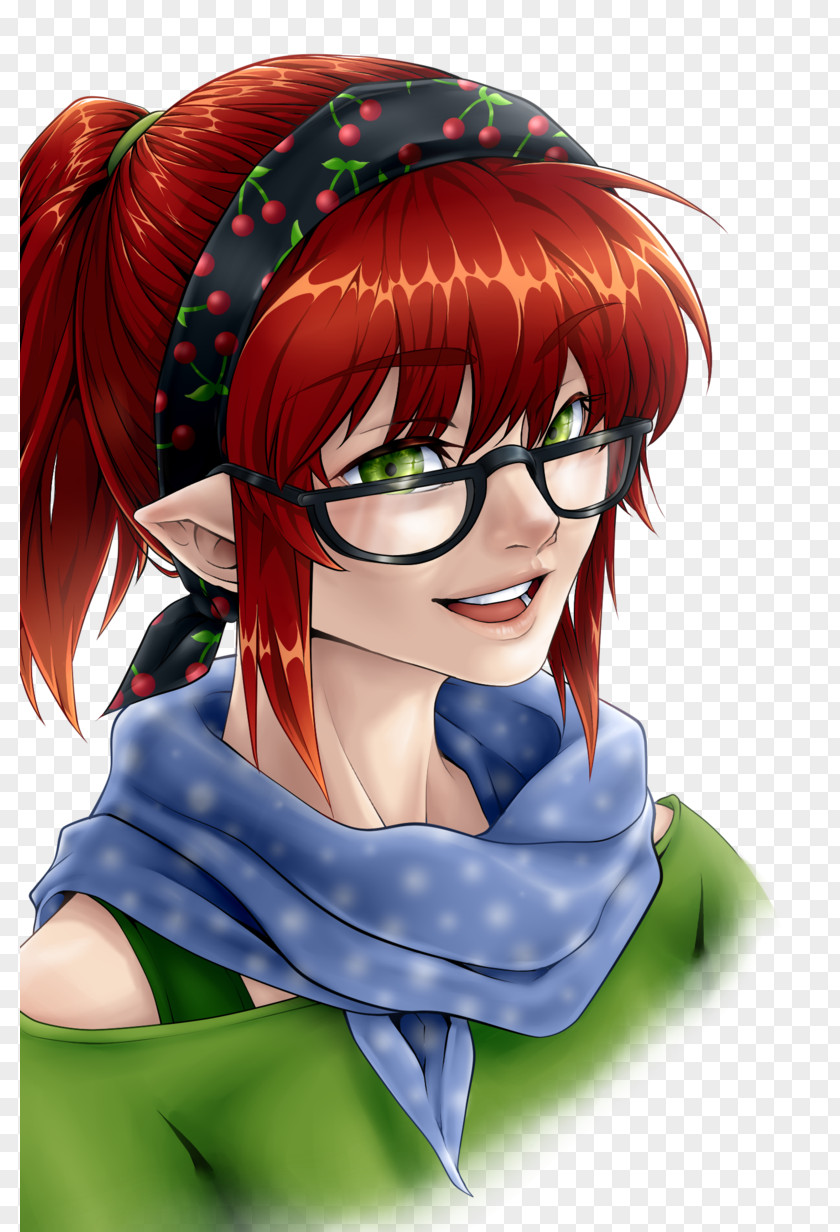 Hair Red Black Fiction Brown PNG