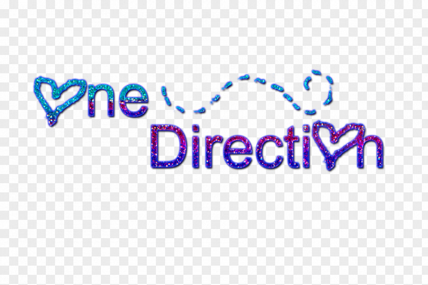 One Direction Text Musician Logo PNG