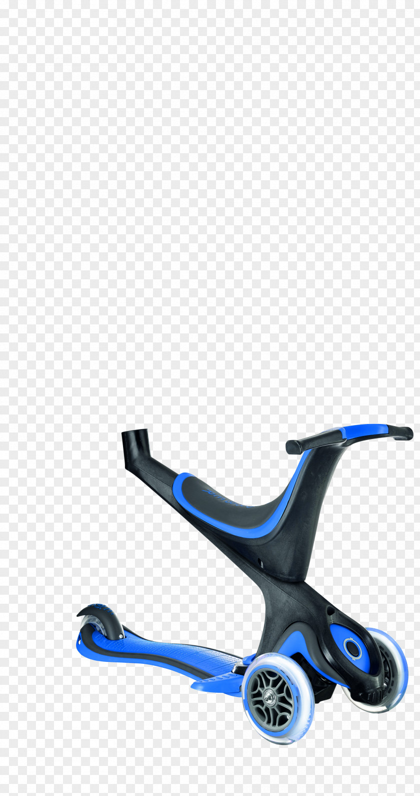 Scooter Kick Wheel Bicycle Handlebars Blue PNG