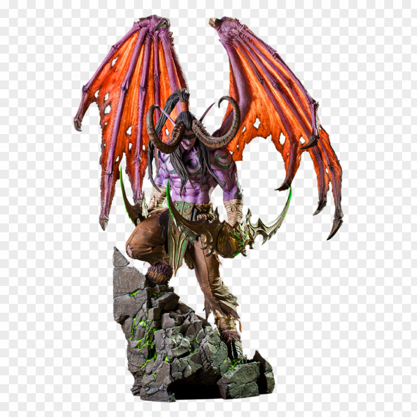 World Of Warcraft Illidan: Illidan Stormrage Statue Blizzard Entertainment PNG