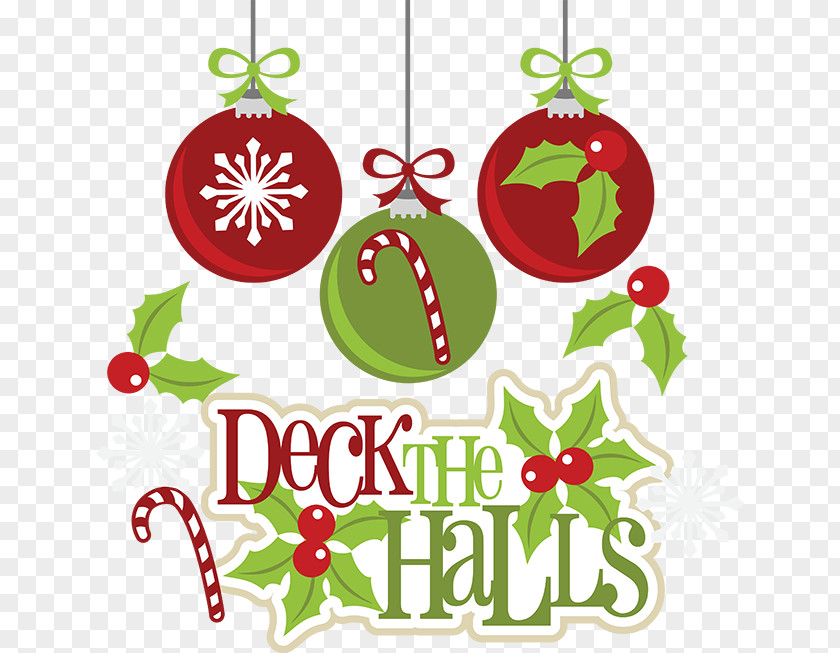 Happy Holiday Deck The Halls Chrismukkah Christmas Clip Art PNG