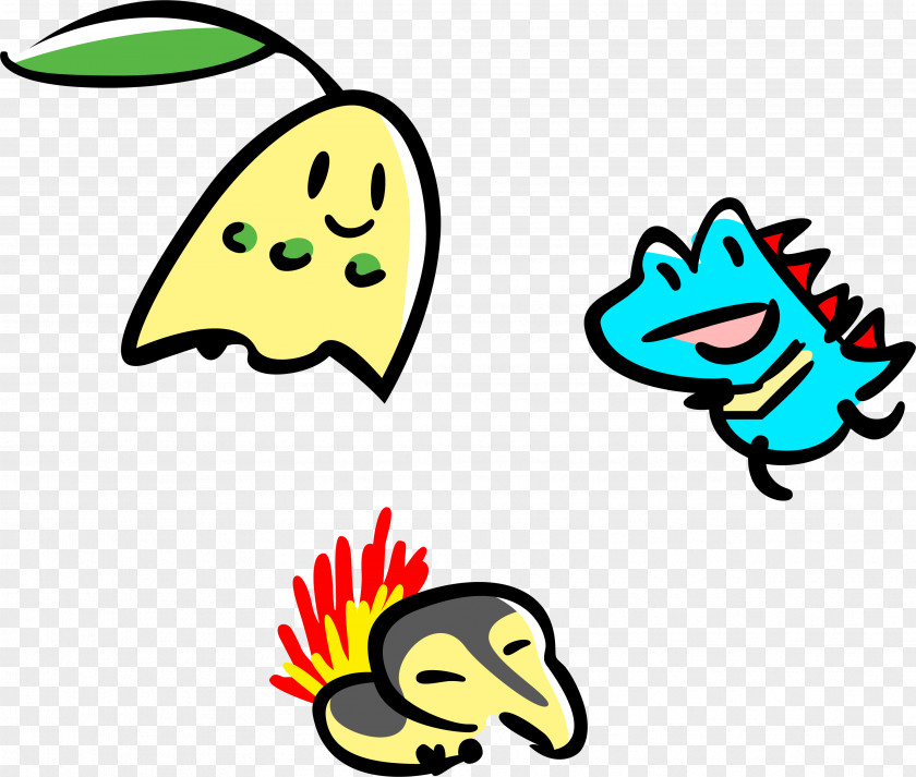 Pokemon Totodile Chikorita Cyndaquil Johto Pokémon PNG